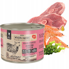 WIEJSKA ZAGRODA Karma mokra dla kota mix smaków 6 x 200g Bezzbożowa