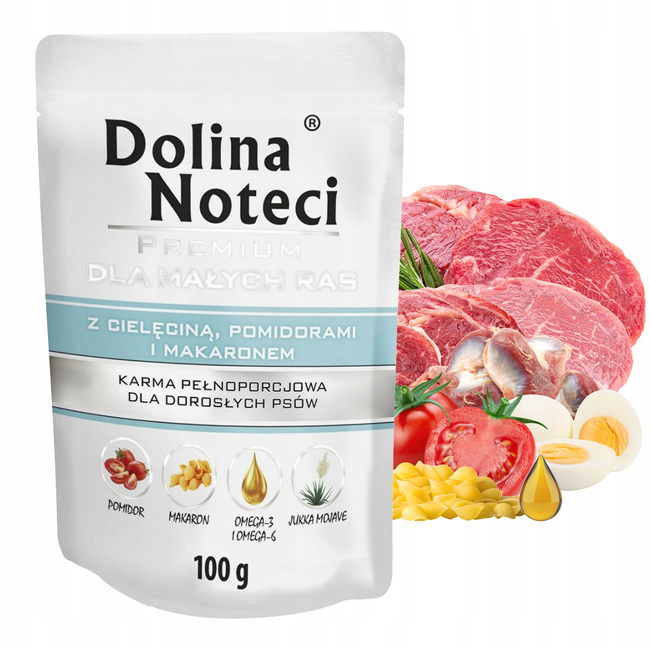 Dolina Noteci Premium mokra karma dla psa małych ras 8 x 100g mix
