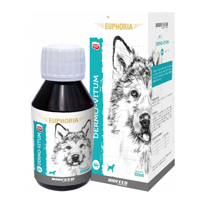 BIOFEED Euphoria Preparat na sierść i skórę dla psa 100ml