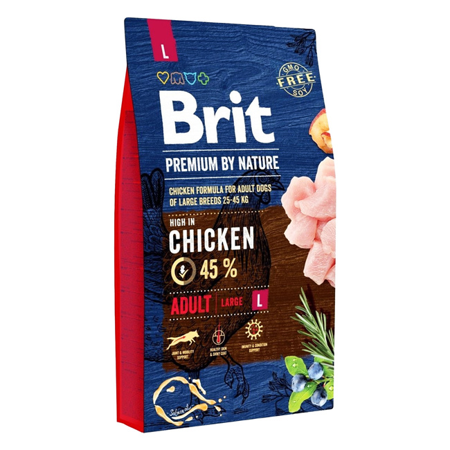 Brit By Nature Premium 8 kg Chicken Adult L sucha karma dla psa