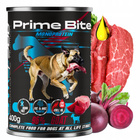 GAME DOG Prime Bite Monoprotein mokra karma dla psa mix smaków 8 x 400g