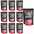 RAFI CAT Karma mokra dla kota Dolina Noteci Cielęcina 10 x 100g bezzbożowa