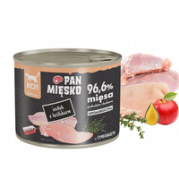 Pan Mięsko karma dla kota mokra Indyk Królik 200g