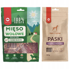 MACED Zestaw przysmaków dla psa Mięso wołowe 150g + paski wołowe 100g