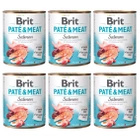 Brit Pate & Meat 6 x 800g Salmon mokra karma dla psa