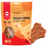 MACED Mięsne Ciacho Kurczak z Ryżem przysmak smakołyk dla psa 500g