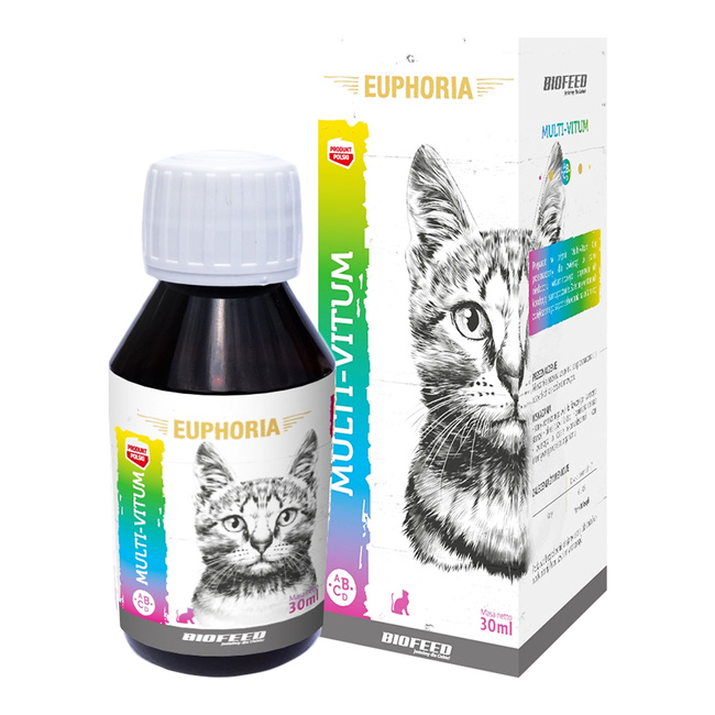 BIOFEED Euphoria Multi-Vitum Multiwitamina dla kota 30ml