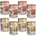 WIEJSKA ZAGRODA Karma mokra dla Kociąt Mix smaków 8 x 400g bezzbożowa