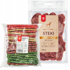 MACED Przysmak dla psa Zestaw Kabanosy 100g + Steki Wołowe 500g