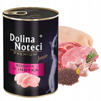 Dolina Noteci Premium Junior mokra karma dla kociąt 400g Indyk