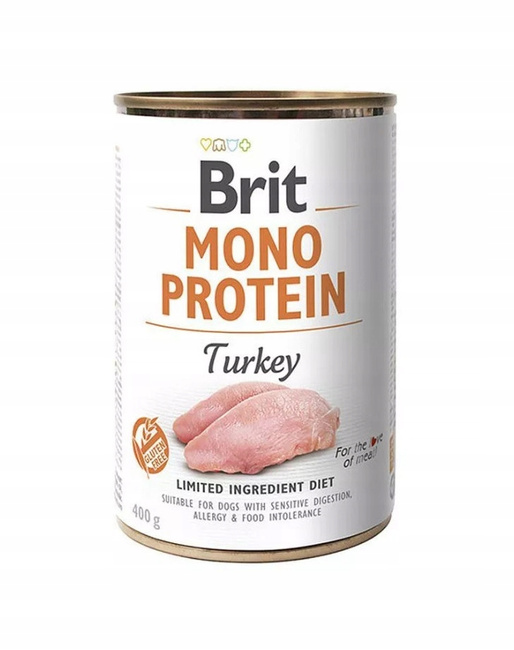 Brit Mono Protein 400g Turkey mokra karma dla psa