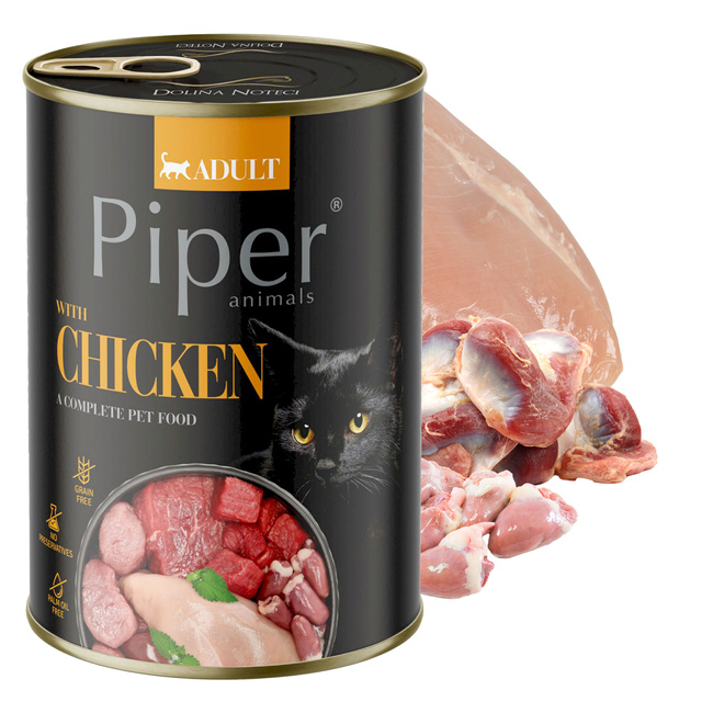 PIPER Karma mokra dla kota Dolina Noteci mix smaków 20 x 400g bez zbóż