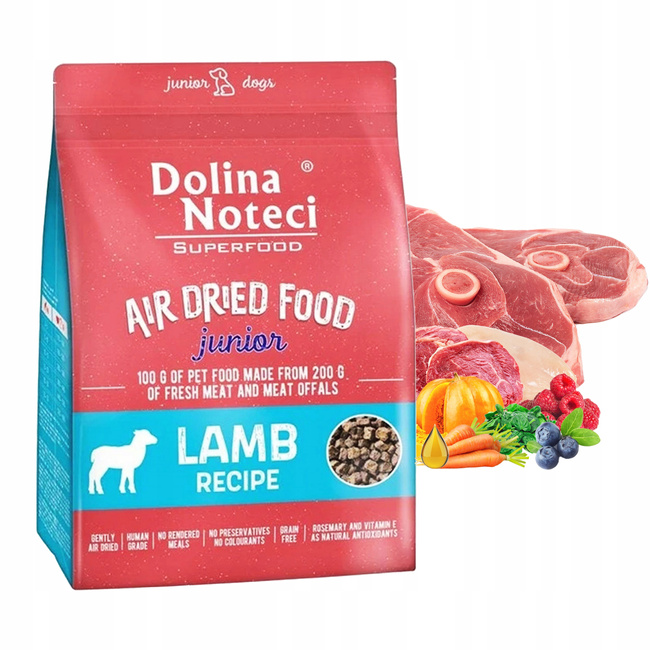 Dolina Noteci Karma Sucha dla psa junior mix 2 smaki 1kg