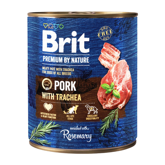 Brit By Nature 800g Pork mokra karma dla psa