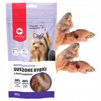 MACED Suszone Rybki z Kurczakiem przysmak dla psa 60g