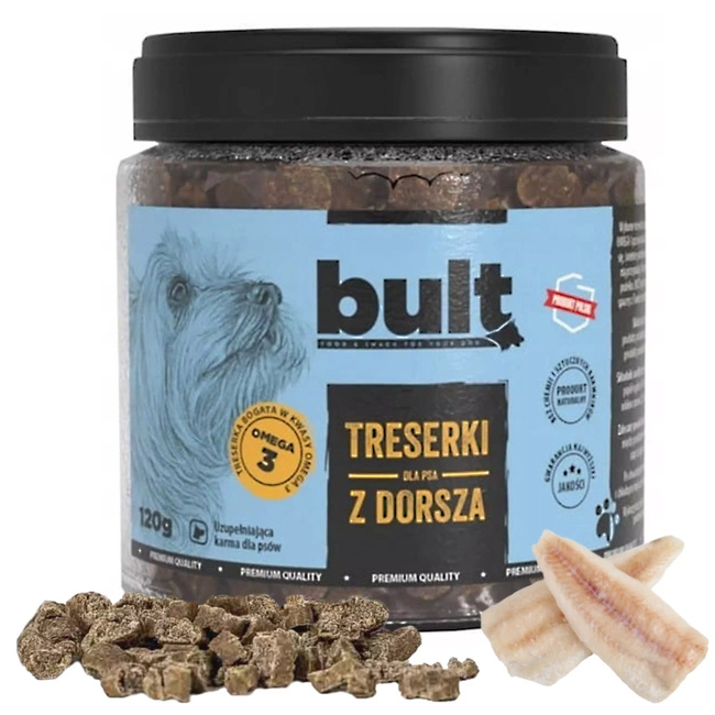 BULT Treserki Przysmaki dla psa Dorsz 120g