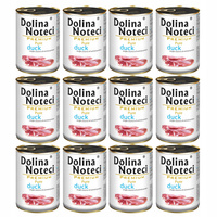 DOLINA NOTECI Premium Pure karma mokra dla psa kaczka 12 x 400g