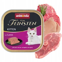 ANIMONDA Vom Feinsten Kitten mokra karma dla kociąt Jagnięcina 100g