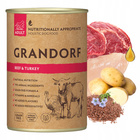 GRANDORF DOG karma mokra dla psa mix smaków 12 x 400g Hipoalergiczna Bezzbożowa