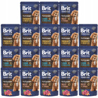 Brit By Nature Fillets in Gravy 18 x 85g Mix mokra karma dla psów