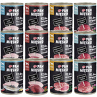 Pan Mięsko karma dla psa mokra 12 x 400g mix