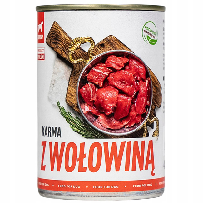 TUF TUF Karma mokra dla psa Wołowina 800g
