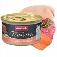 Animonda Vom Feinsten Mousse mokra karma dla kota 85g łosoś drób