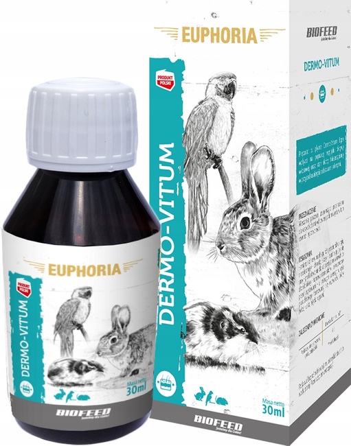 BIOFEED Euphoria Preparat na sierść i skórę dla gryzoni i królików 30ml