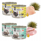 WIEJSKA ZAGRODA MONO Karma mokra dla kociąt MIX Smaku 4x200g