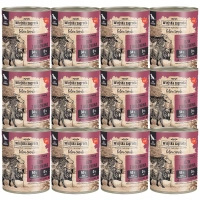 WIEJSKA ZAGRODA Leśne smaki mokra karma dla psa 12 x 800g Dzik Wołowina