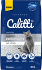 Żwirek bentonitowy dla kotów Calitti Fresh White 20l