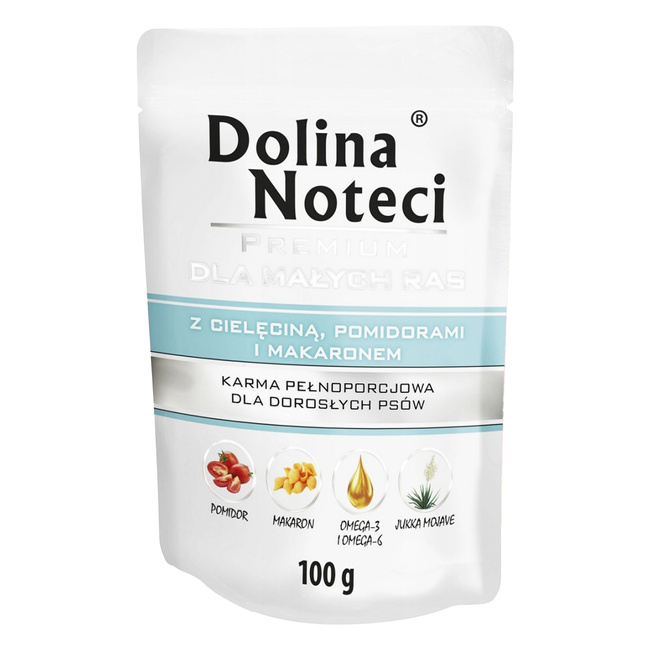 DOLINA NOTECI Premium Karma mokra dla psa małych ras cielęcina 100g