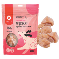 Maced Miękki Węzeł Kurczak 6cm przysmak dla psa 500g