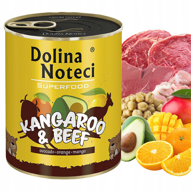 Dolina Noteci Superfood mokra karma dla psa 8 x 800g Mix
