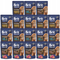 Brit By Nature Fillets in Gravy 18 x 85g Mix mokra karma dla psów