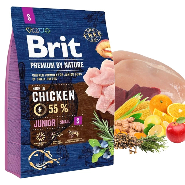 BRIT By Nature Karma sucha dla szczeniaka Kurczak 3 kg