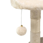 Drapak dla kota Gaczoo duży wieża legowisko beżowy 40 x 40 x 116 cm