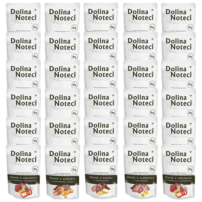 Dolina Noteci Premium Danie mokra karma dla psa 30 x 300g Mix