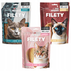 Pan Mięsko Filety Naturalny Smakołyk przysmak dla kota Mix smaków 3 x 100g