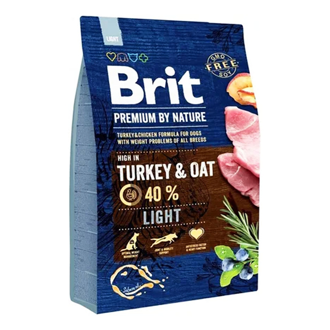 Brit By Nature 3 kg Turkey Light sucha karma dla psa