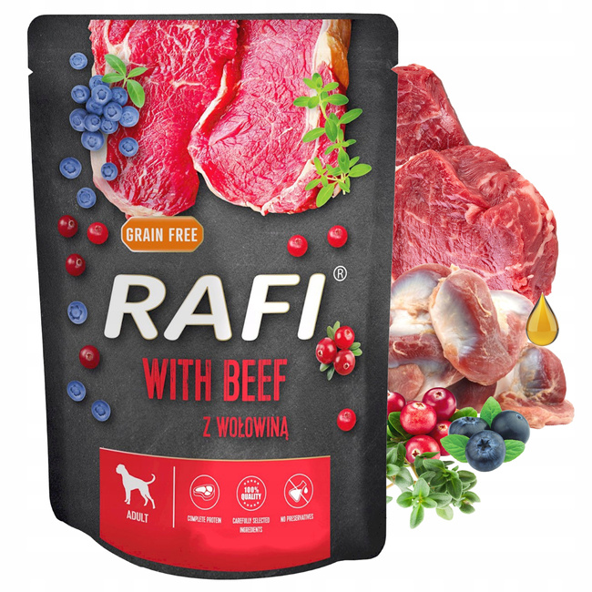 RAFI Dolina Noteci 10 x 300g mokra karma dla psa mix smaków