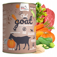 Syta Micha Chef karma mokra dla psa Koza z warzywami 400g