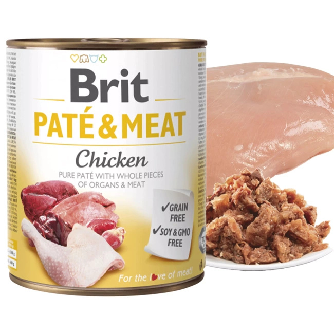 Brit Pate & Meat 8 x 800g mix mokra karma dla psa
