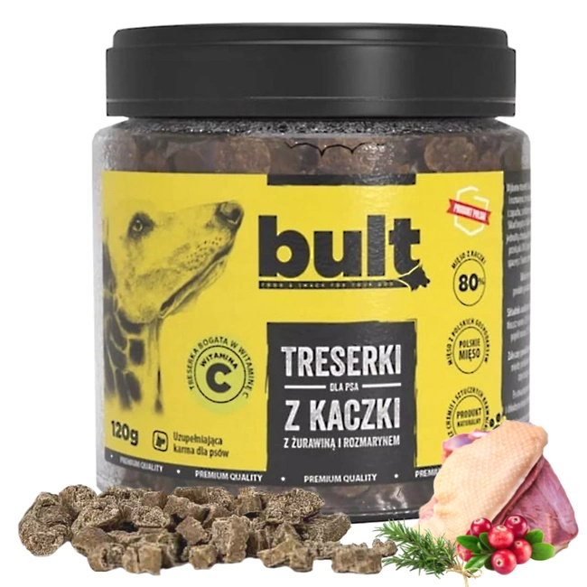 BULT Treserki Przysmaki dla psa Kaczka 120g