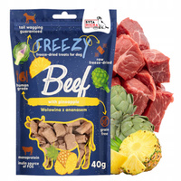 Syta Micha Freezy przysmak dla psa Wołowina ananas karczoch 40g