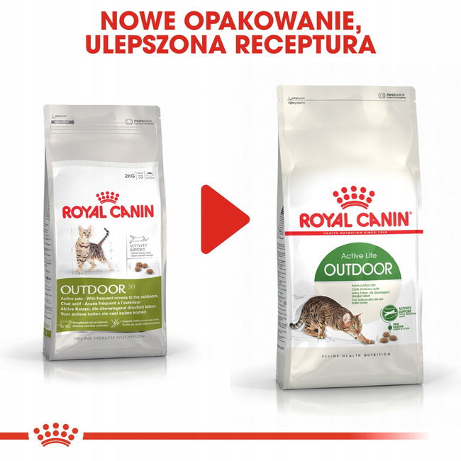 ROYAL CANIN Outdoor karma sucha dla kotów dorosłych 0,4 kg
