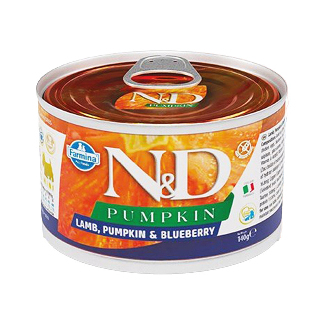 FARMINA N&D PUMPKIN zdrowa karma mokra dla psa Jagnięcina 140g