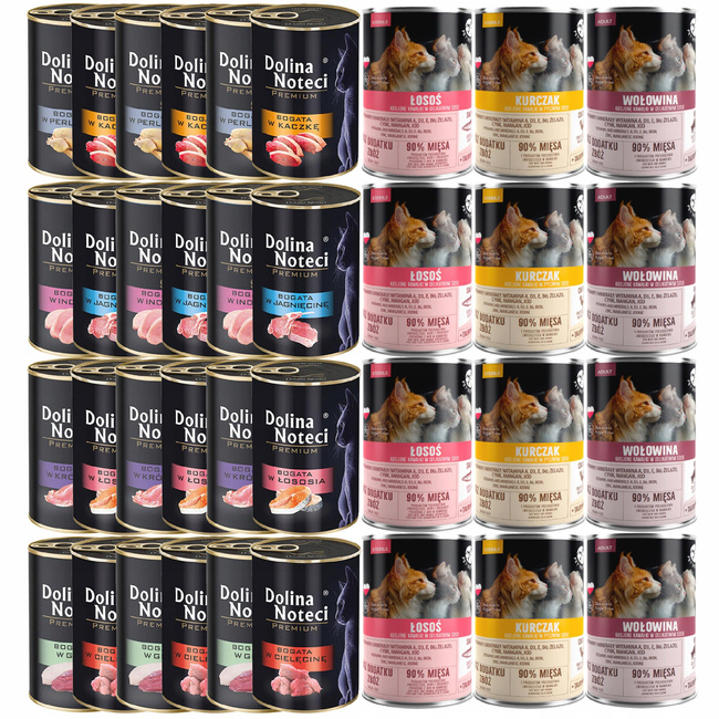 DOLINA NOTECI PET REPUBLIC Mokra karma dla kota Mix Smaków 36 x 400g