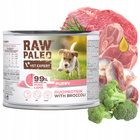 RAW PALEO PUPPY Duoprotein Mix Smaków karma dla szczeniąt mokra 4 x 200g