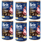 Brit By Nature 6 x 400g Turkey mokra karma dla psów
